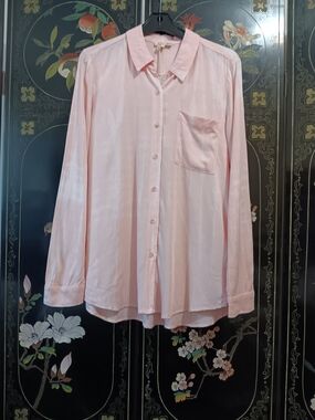 Mystree Pale Pink Button-Down Shirt